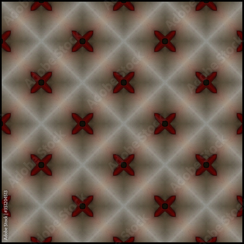 social distancing red and white background