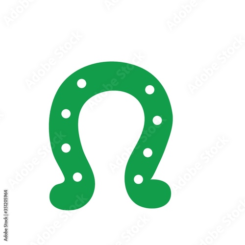 A horseshoe illustration.