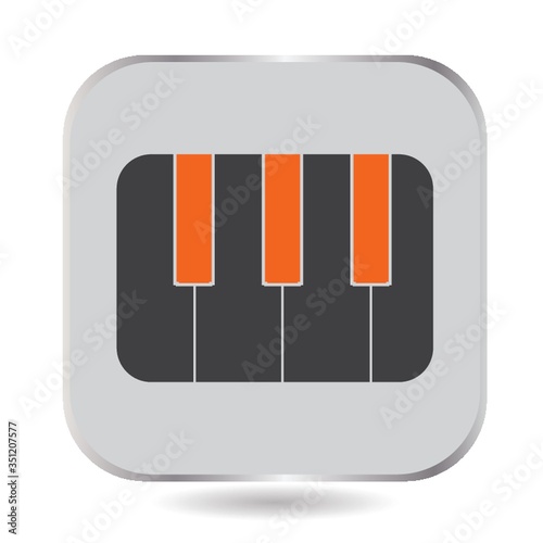 A piano keyboard illustration.
