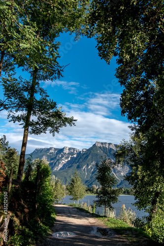 Lago di Levico Valsugana Trento Alto-Adige