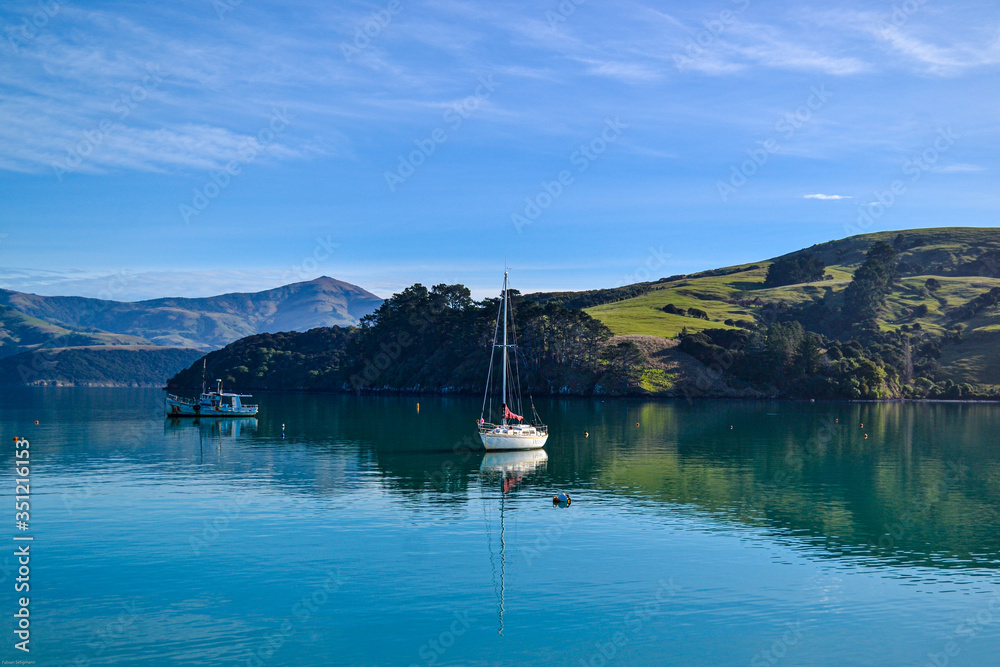 Blue Lake in New Zealand Blue Lake in New Zealand