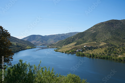 Douro river wine valley region in Portugal