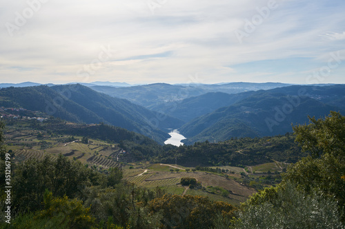 Douro river wine valley region in Portugal © Luis