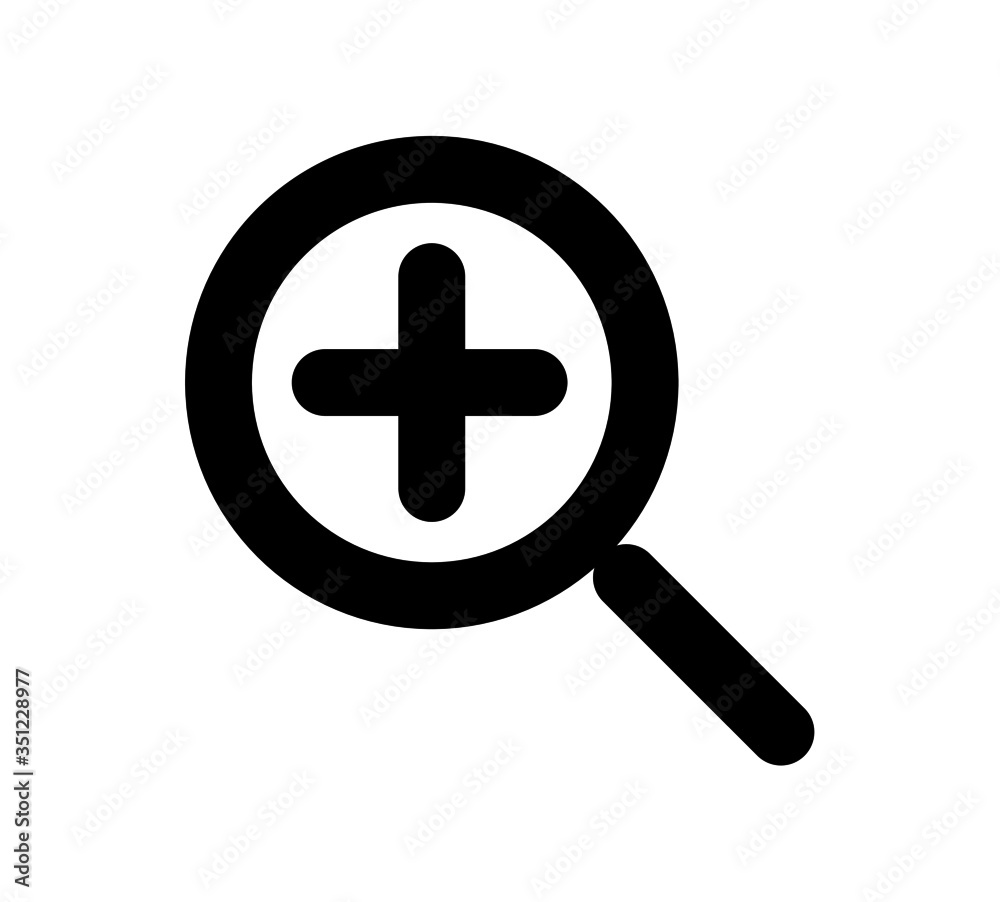 vector illustration of a magnifying glass vector illustration of a magnifying glass