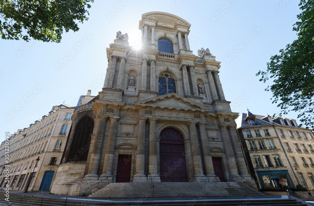 StGervaisetStProtais Church of Paris located on Place SaintGervais