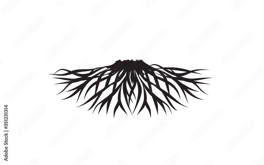 Creative abstract Life root vector logo design Creative abstract Life root vector logo design