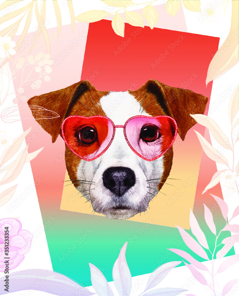 T-shirt dog art design fashion cute T-shirt dog art design fashion cute