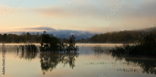 Sunrise Reflection on the River Murray © Schneyder Images