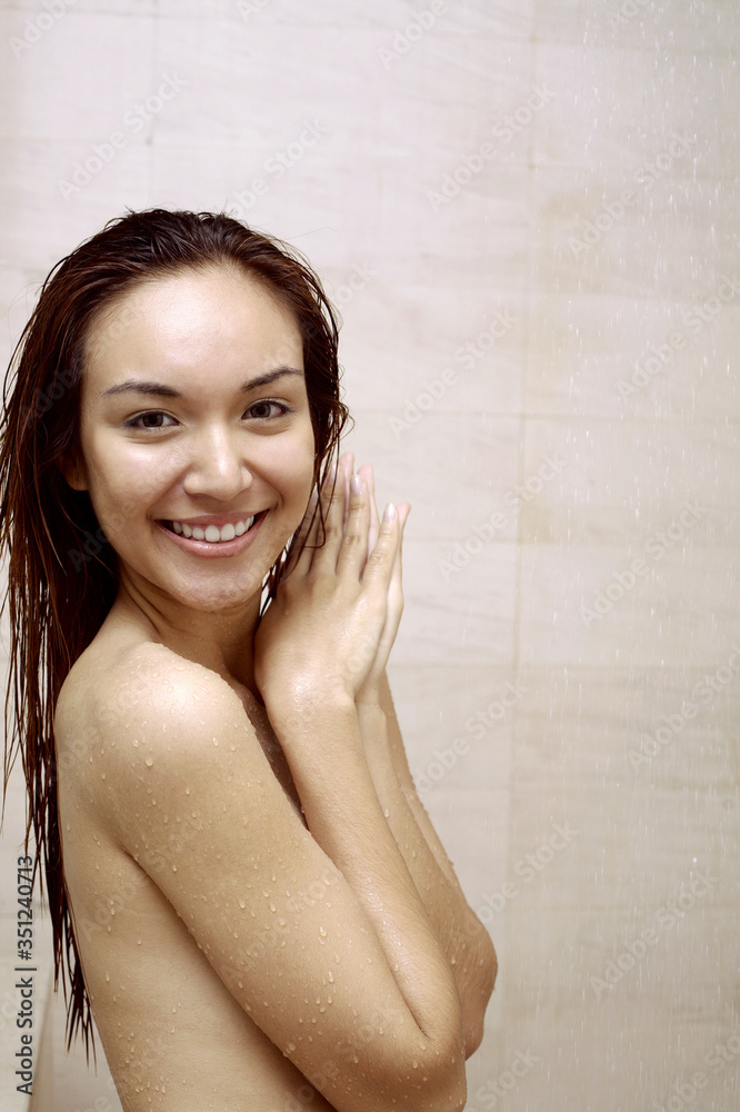 Woman in the shower Woman in the shower