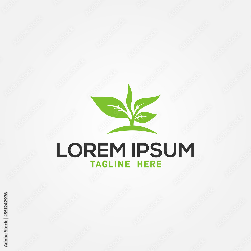 Leaf Logo Brand Vector For Company