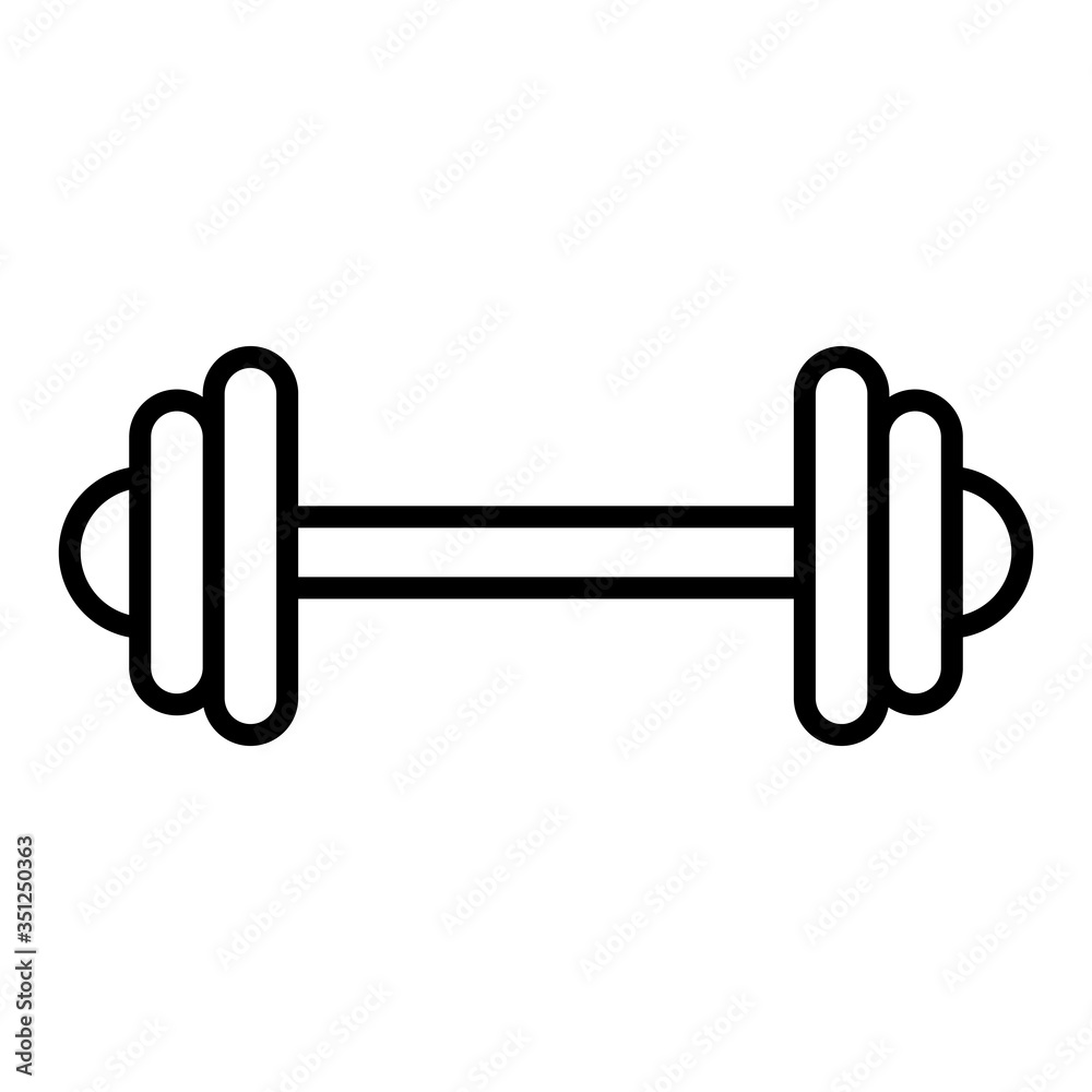 dumbbell icon design vector template dumbbell icon design vector template