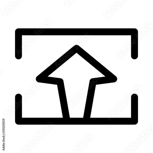 Up arrow icon, upload icon