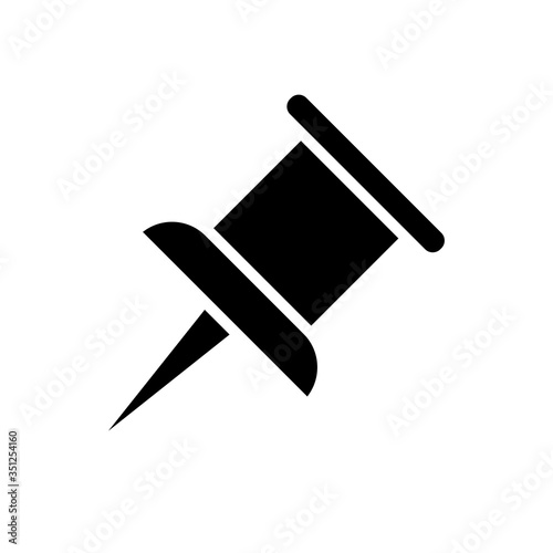 Push pin icon vector design templates