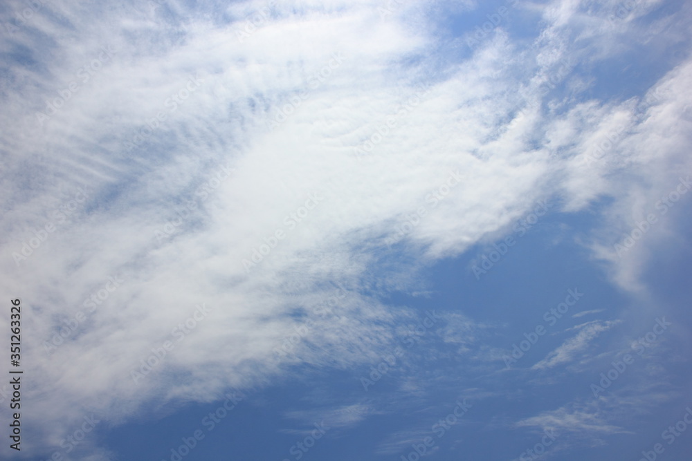 Blue sky and cloud for background.For background.