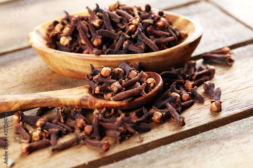 Wallpaper Mural freshly dryed cloves spice texture on background Torontodigital.ca