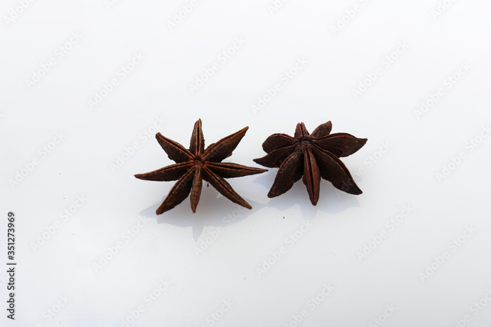 Herbs are usually used for seasoning, isolated white backgrounds Herbs are usually used for seasoning, isolated white backgrounds