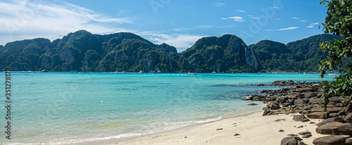 Thailand crystal clear tropical beach