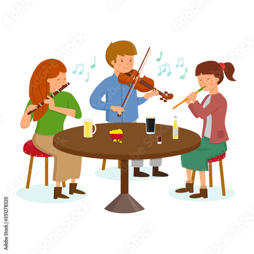 Irish folk musical Group