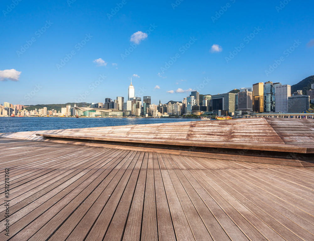 Naklejka premium city skyline