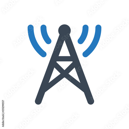 Communication tower icon