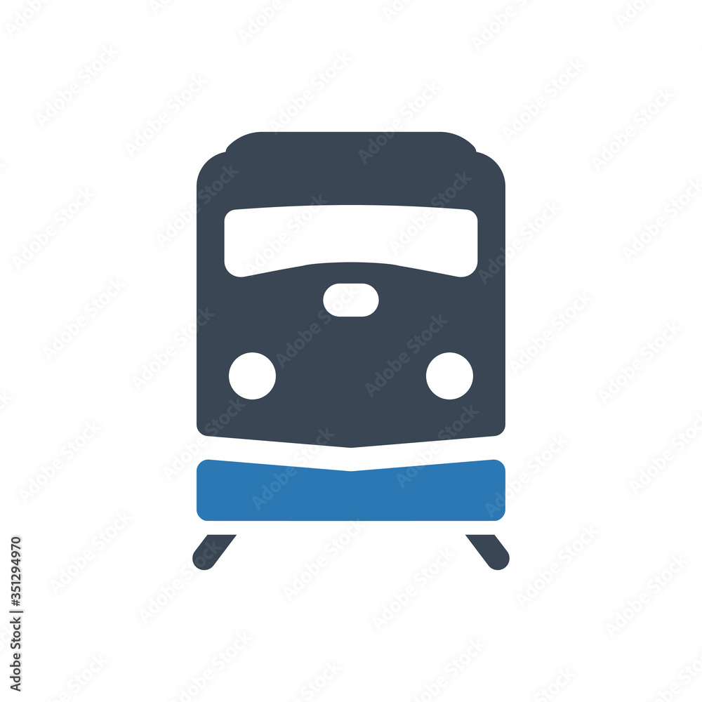 Railway transportation icon Railway transportation icon
