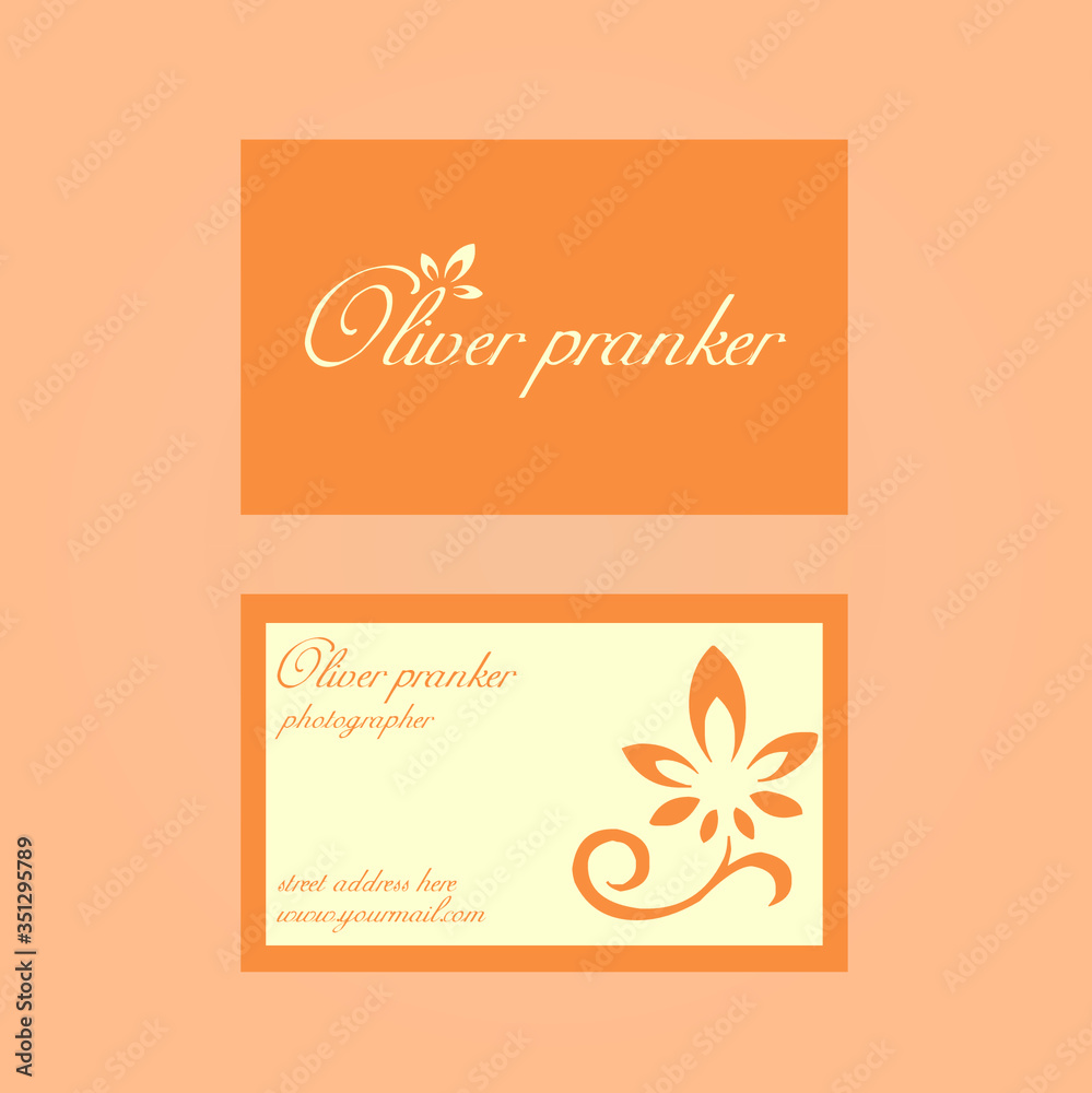 Oliver pranker business card design Oliver pranker business card design