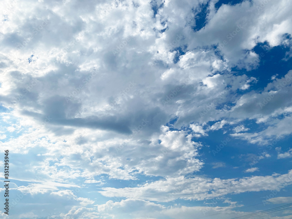 Sky background, Cloud formation during the rainy season, rainy season in the period is cool and humid. Sky background, Cloud formation during the rainy season, rainy season in the period is cool and humid.