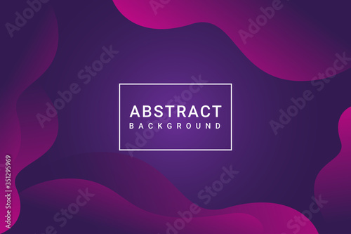 Abstract Background Vector. Fluid poster cover template.