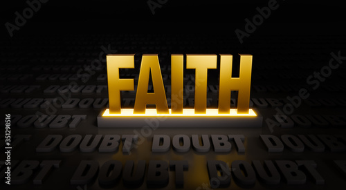 Golden Faith Shines Amongst Dark Doubts