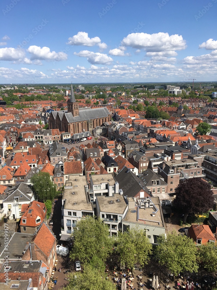 Obraz premium Vista aérea ciudad Amersfoort 05