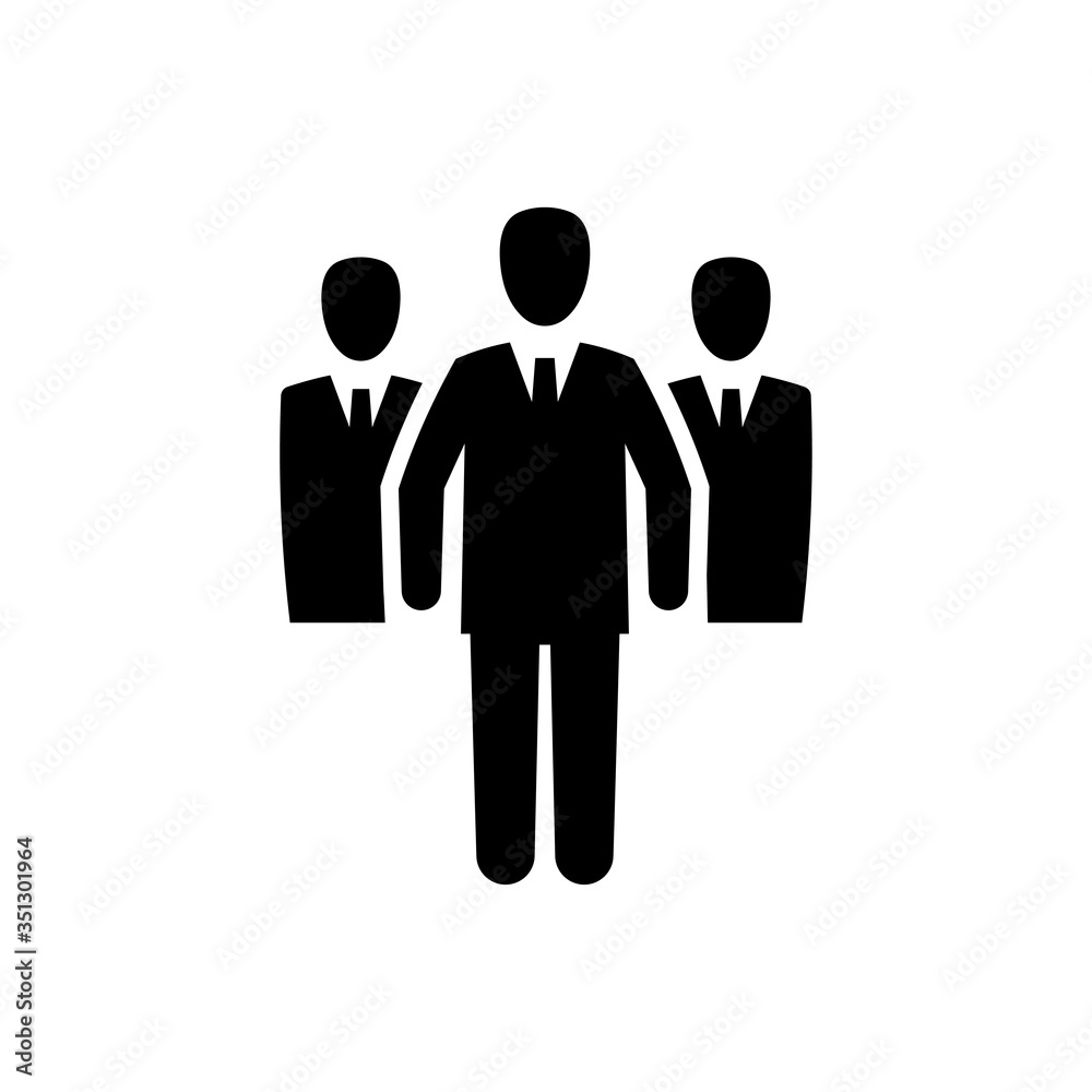 Business team leader icon Business team leader icon