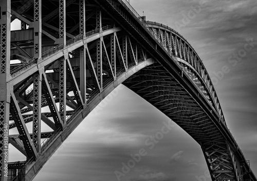 bridge in the morning