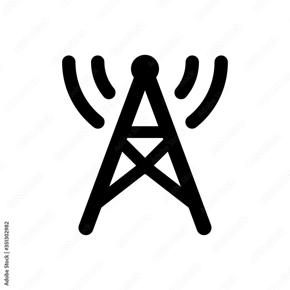 Communication tower icon Communication tower icon
