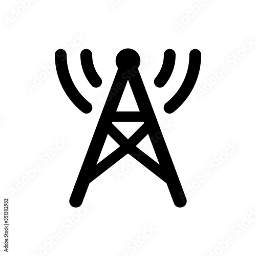 Communication tower icon