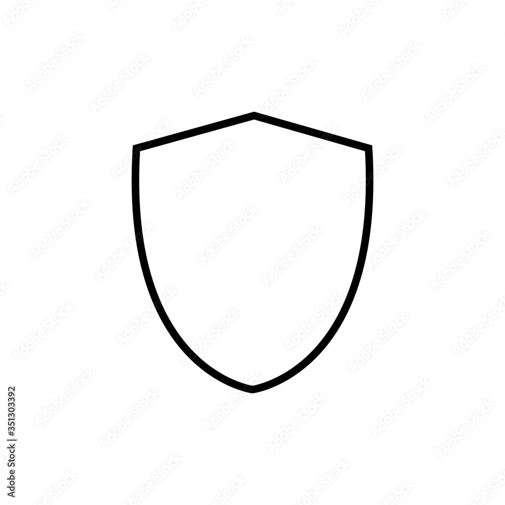 Shield Icon Vector Design Template Shield Icon Vector Design Template