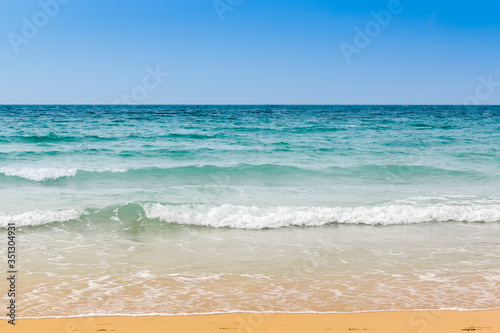 Seashore with flow
