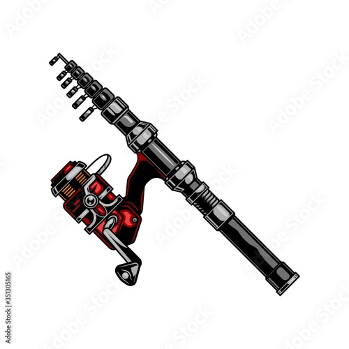 Telescopic fishing rod