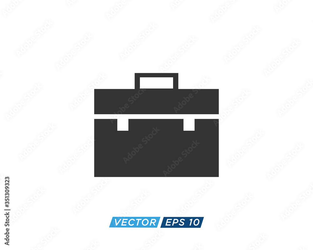 Suitcase or Briefcase Icon Design Vector Suitcase or Briefcase Icon Design Vector