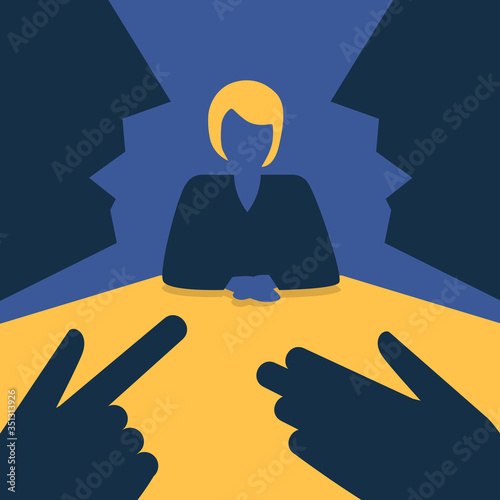 Woman in a Job Interview