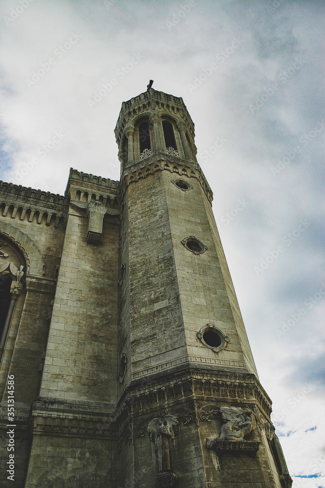 the historical cathedral at Lyon