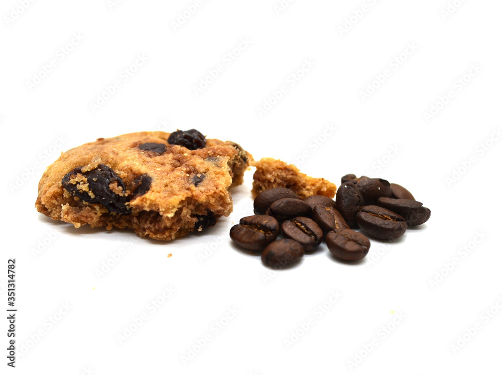 Thai cookie .Thai snacks cookie on white background Thai cookie .Thai snacks cookie on white background