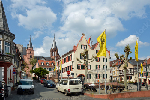 oppenheim am rhein, marktplatz