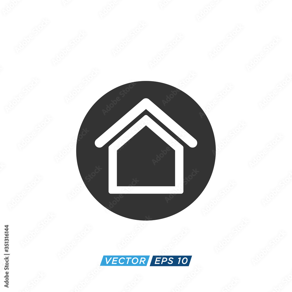 Home and House Logo Icon Vector Home and House Logo Icon Vector