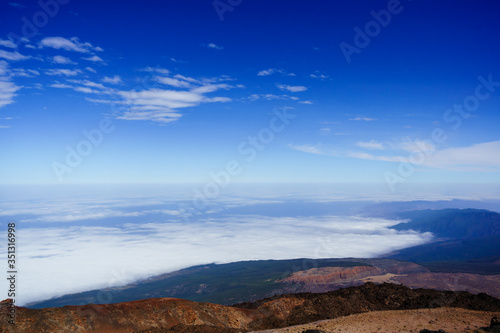 Beautyful mount Teide volcano, volcanic landscape, Tenerife, Canary Islands