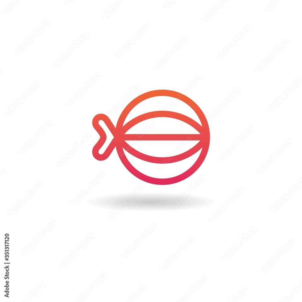 glider with air balloon logo design vector glider with air balloon logo design vector