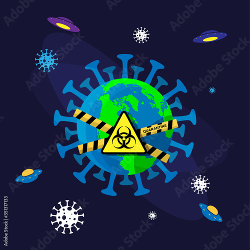 Earth Quarantine Illustration