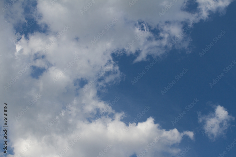 big clean white clouds over blue sky while virus quarantine big clean white clouds over blue sky while virus quarantine