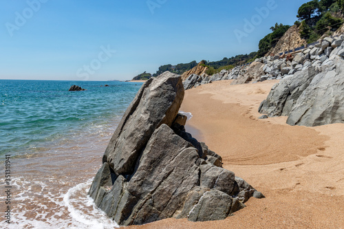 Photography beach and rocks