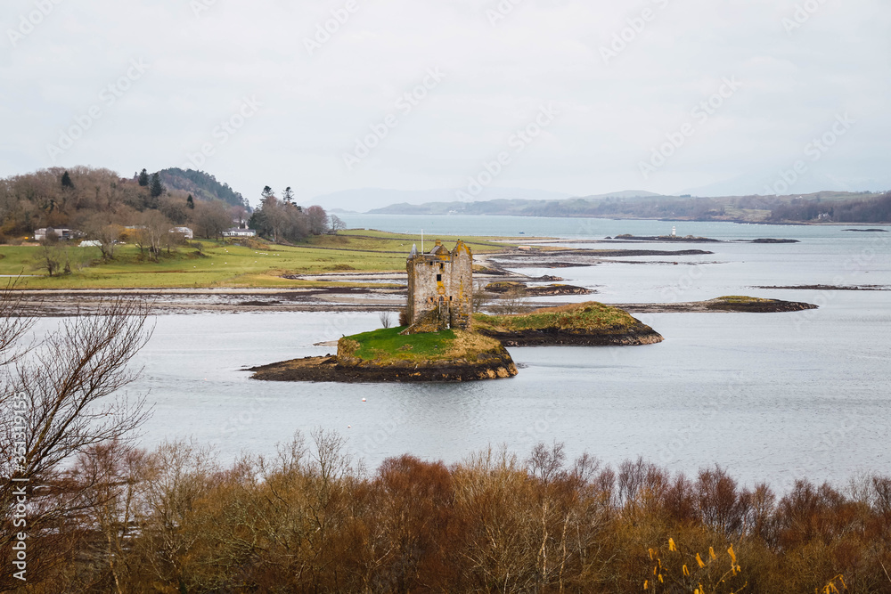 Castle stalker in Scotland