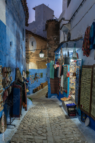 streets of the city of Chefchaouen © victor